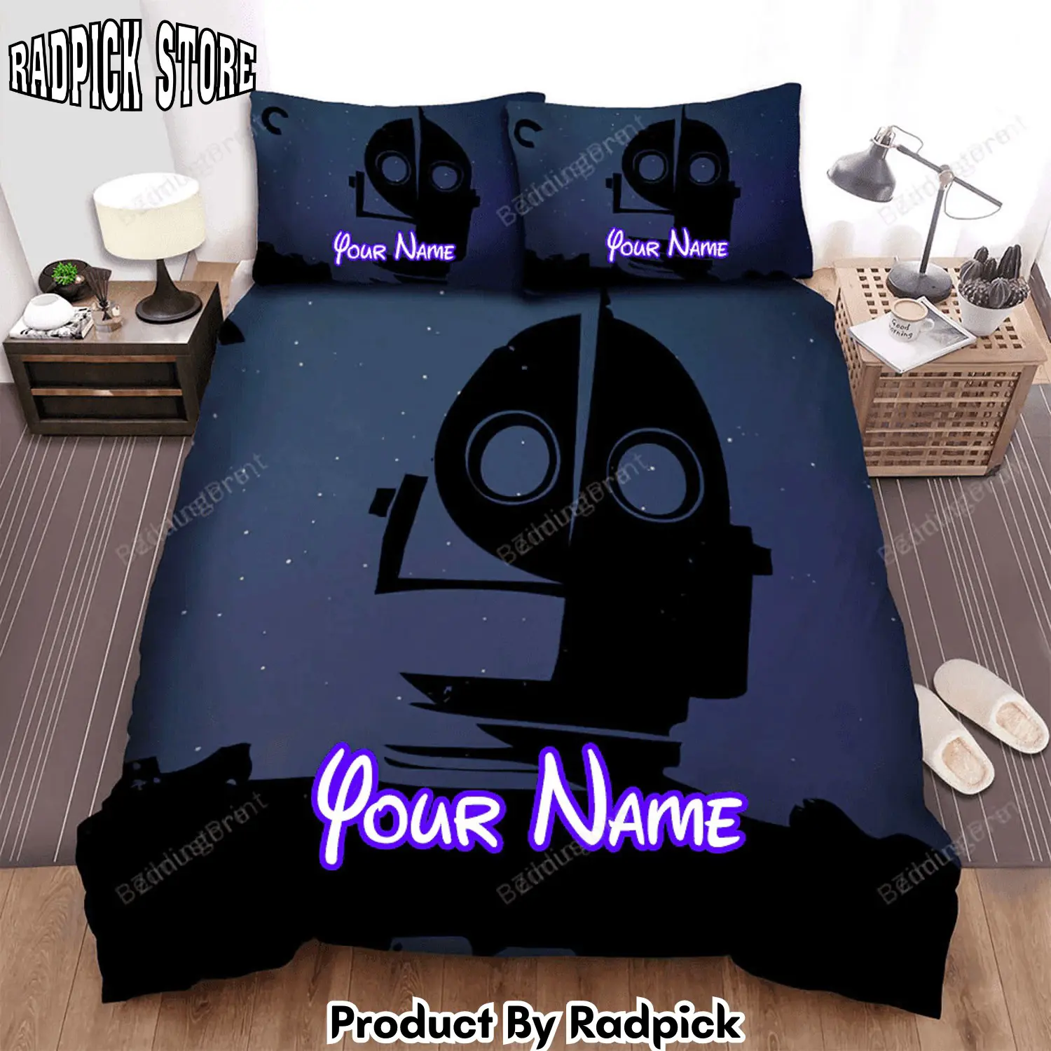 Radpick the iron giant the criterion collection movie poster bed sheets duvet cover personalized name bedding sets rp3271182